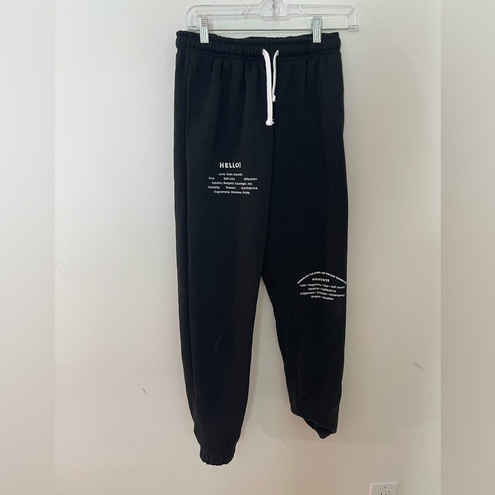 Brooklyn Clothing Black Joggers Size M